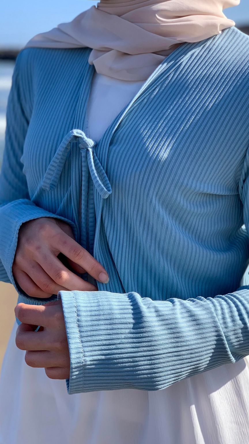 Blue Cardigan