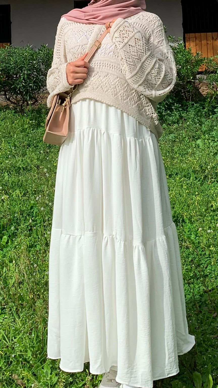 Maxi Skirt White