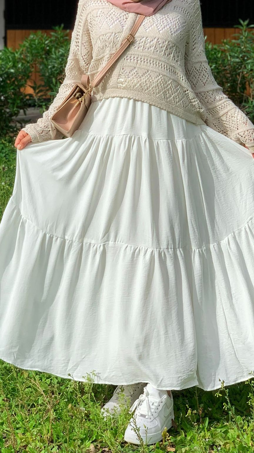 Maxi Skirt White