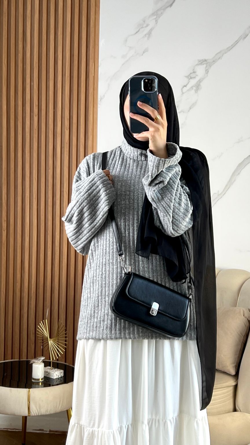 Ensemble Maxi Skirt + Fall Sweater