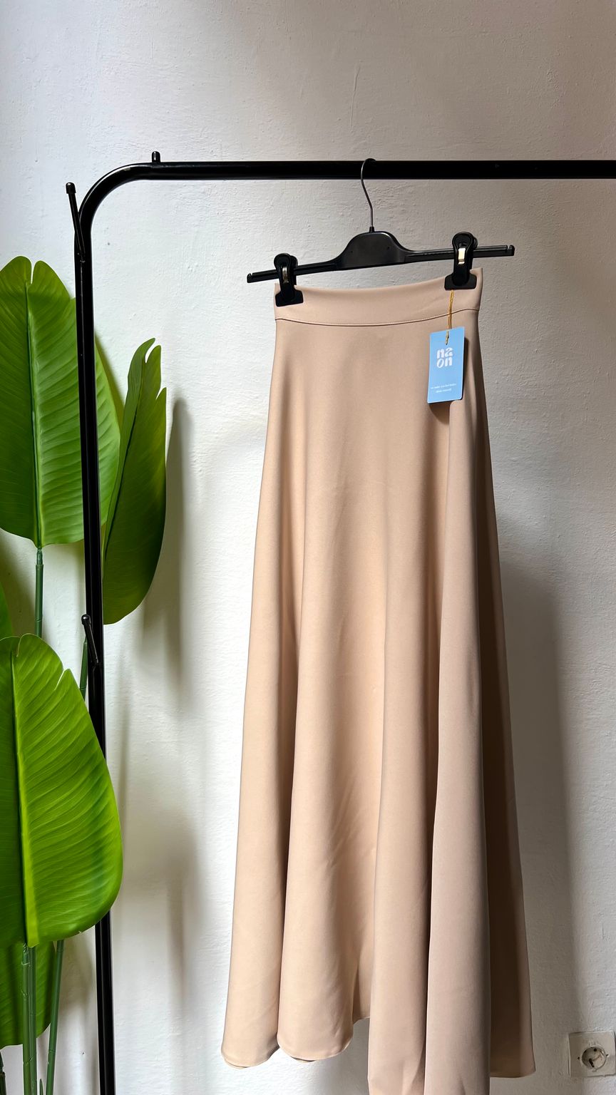 Beige Cloche Skirt