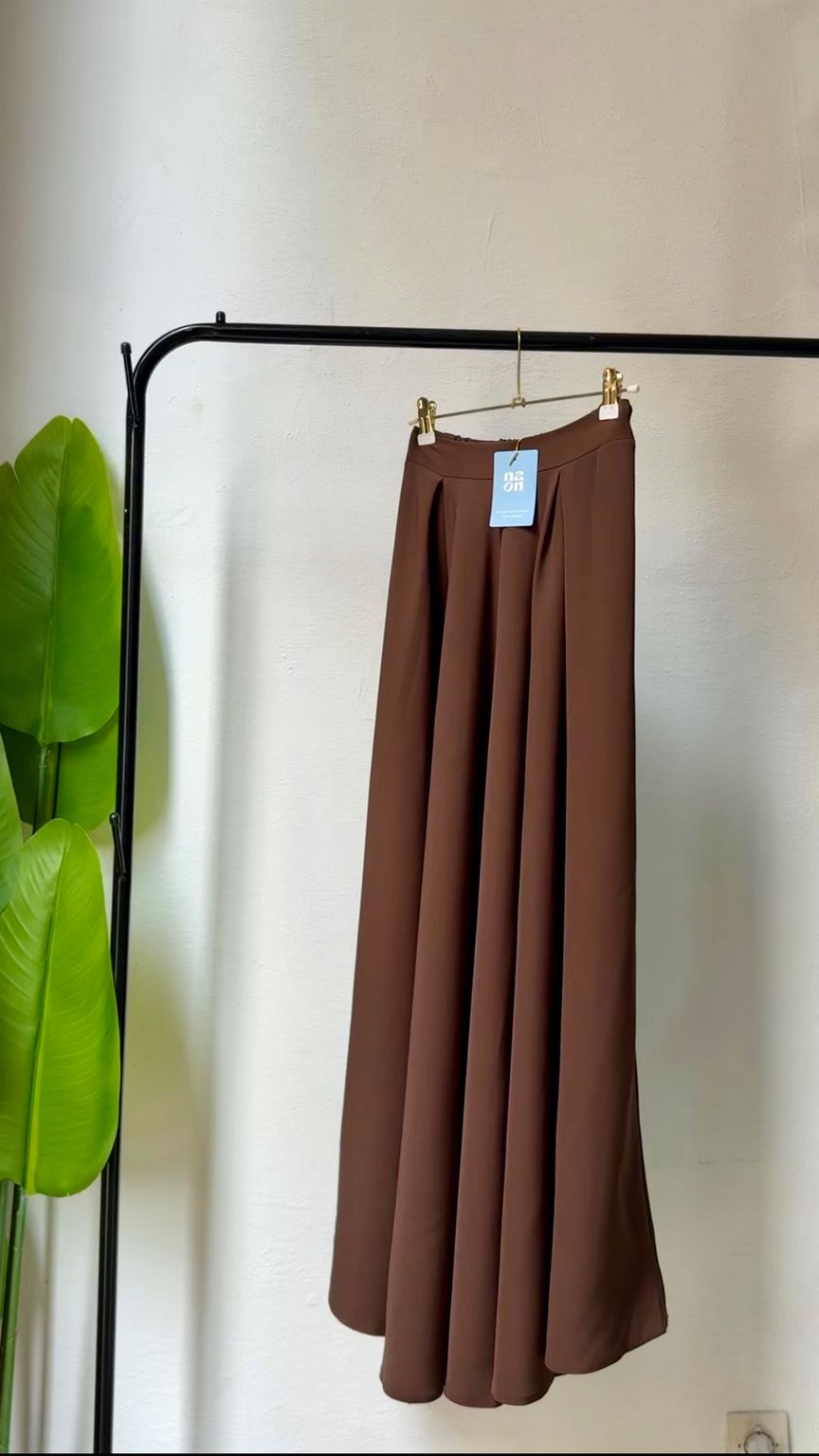 Brown Cloche Skirt